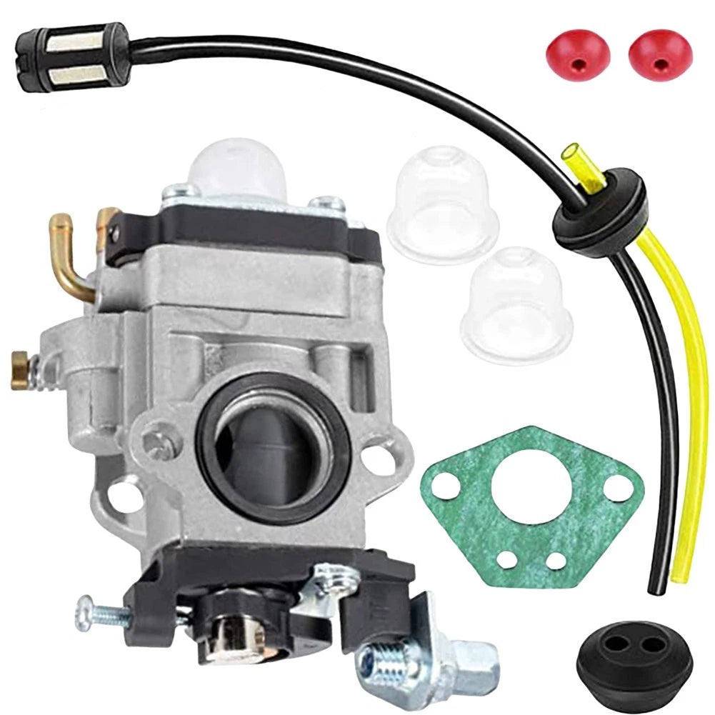 15mm Carburetor for 50cc 52cc Lawn Mowers (Includes Gasket & Kit)