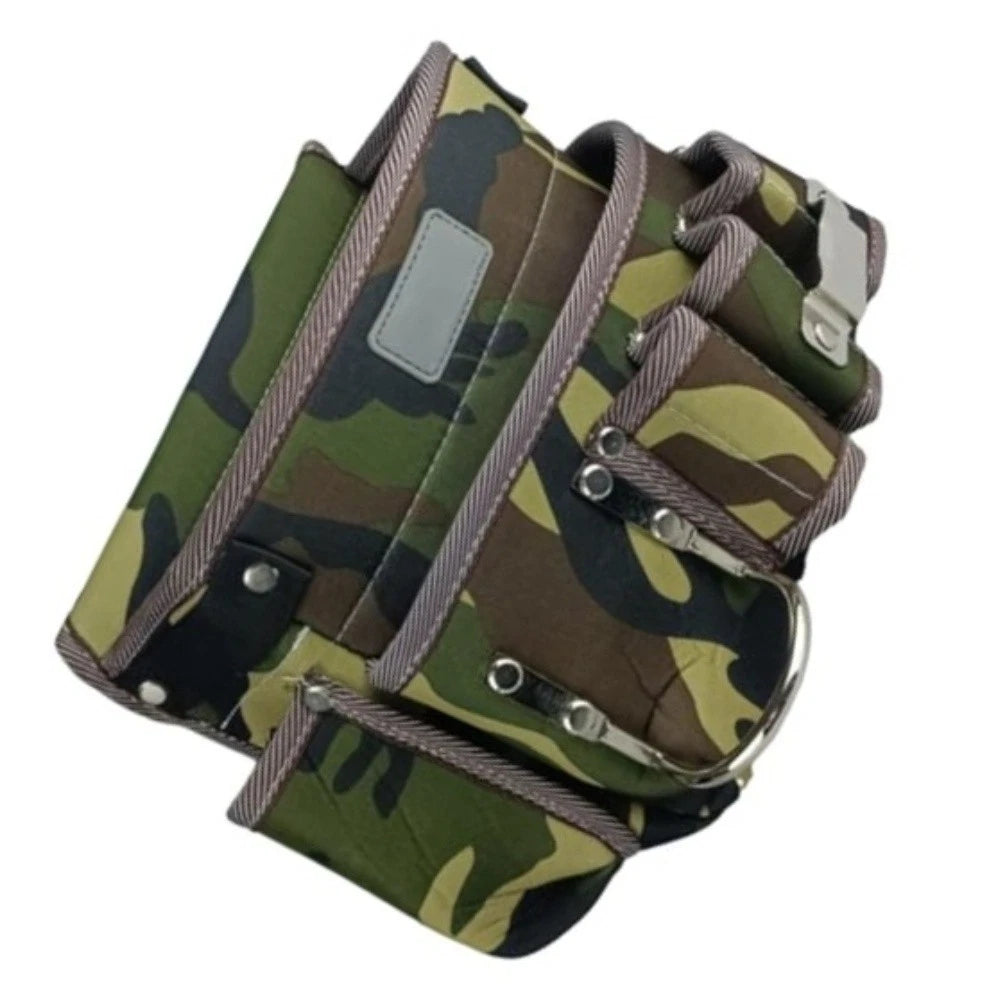 Lightweight Oxford Waist Bag for Tools - Adjustable Belt for Electricians