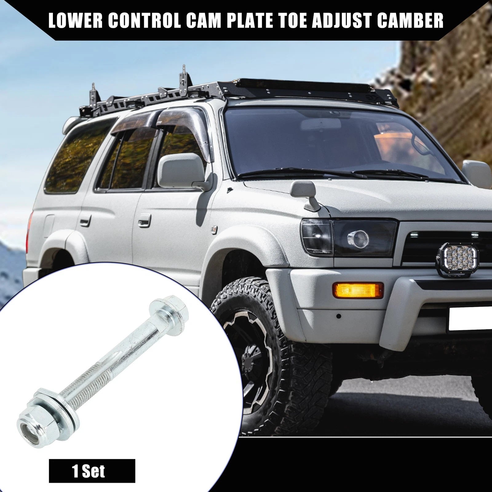 Camber Caster and Alignment Kit for Mercedes-Benz C230 (2002–2009) Front 1 Set