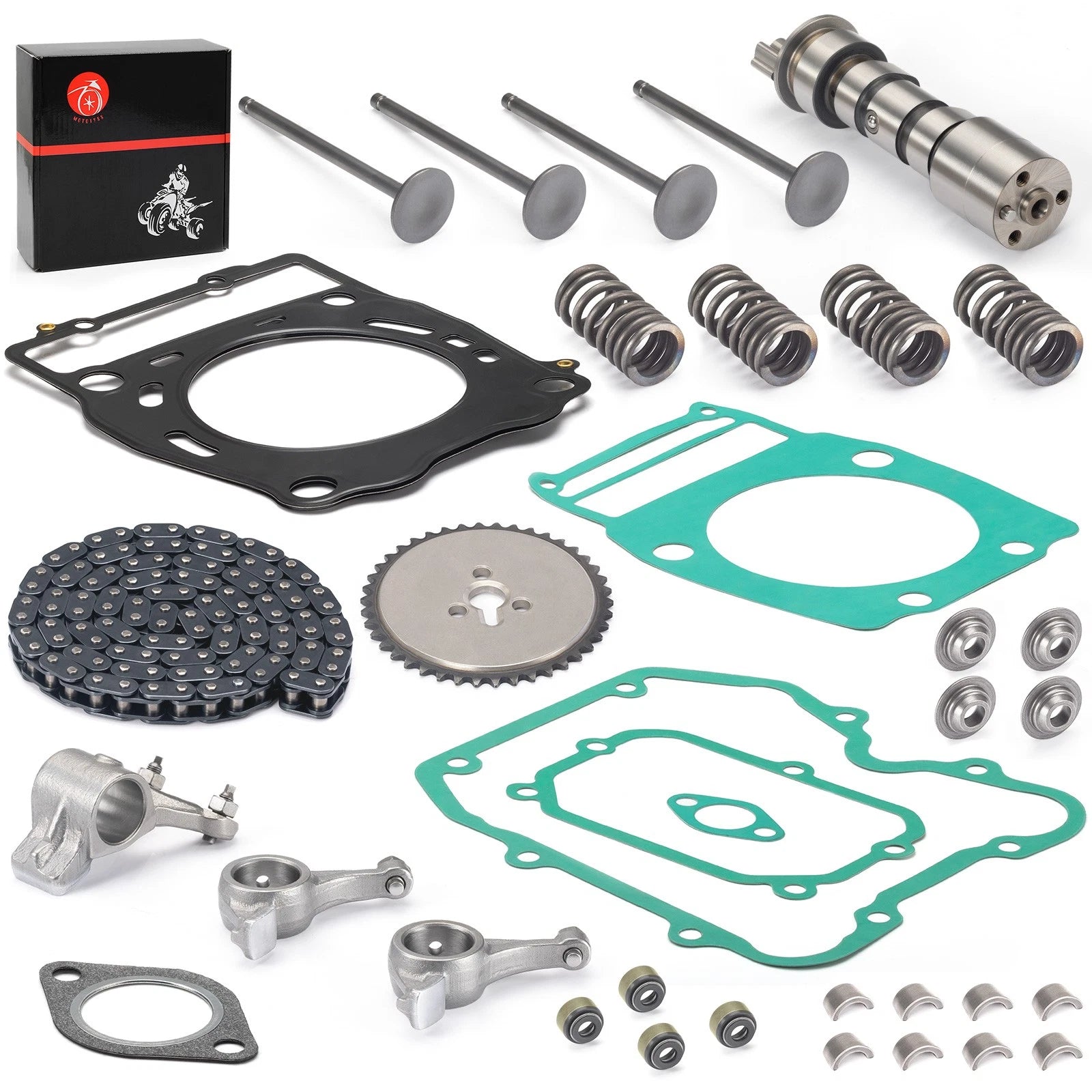 Camshaft Timing Chain Rocker Arm Valve Kit for Polaris Big Boss 500 6x6 (1998–2002)