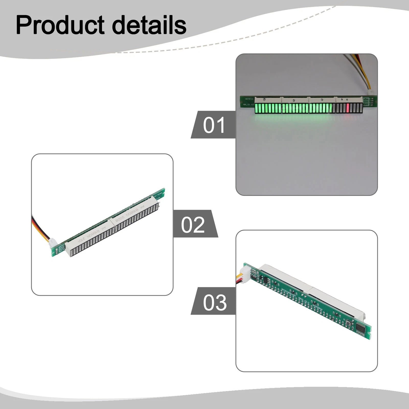 Standard Display Mode with AGC for 32 LED Bars Level Indicator