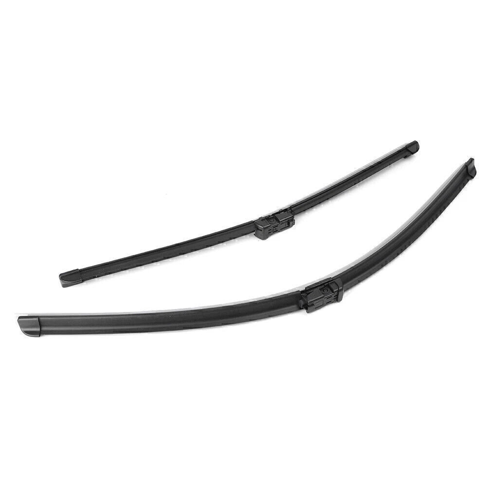 Set of 2 Bracketless Front Window Wiper Blades for Ford S-Max (2006–2014)