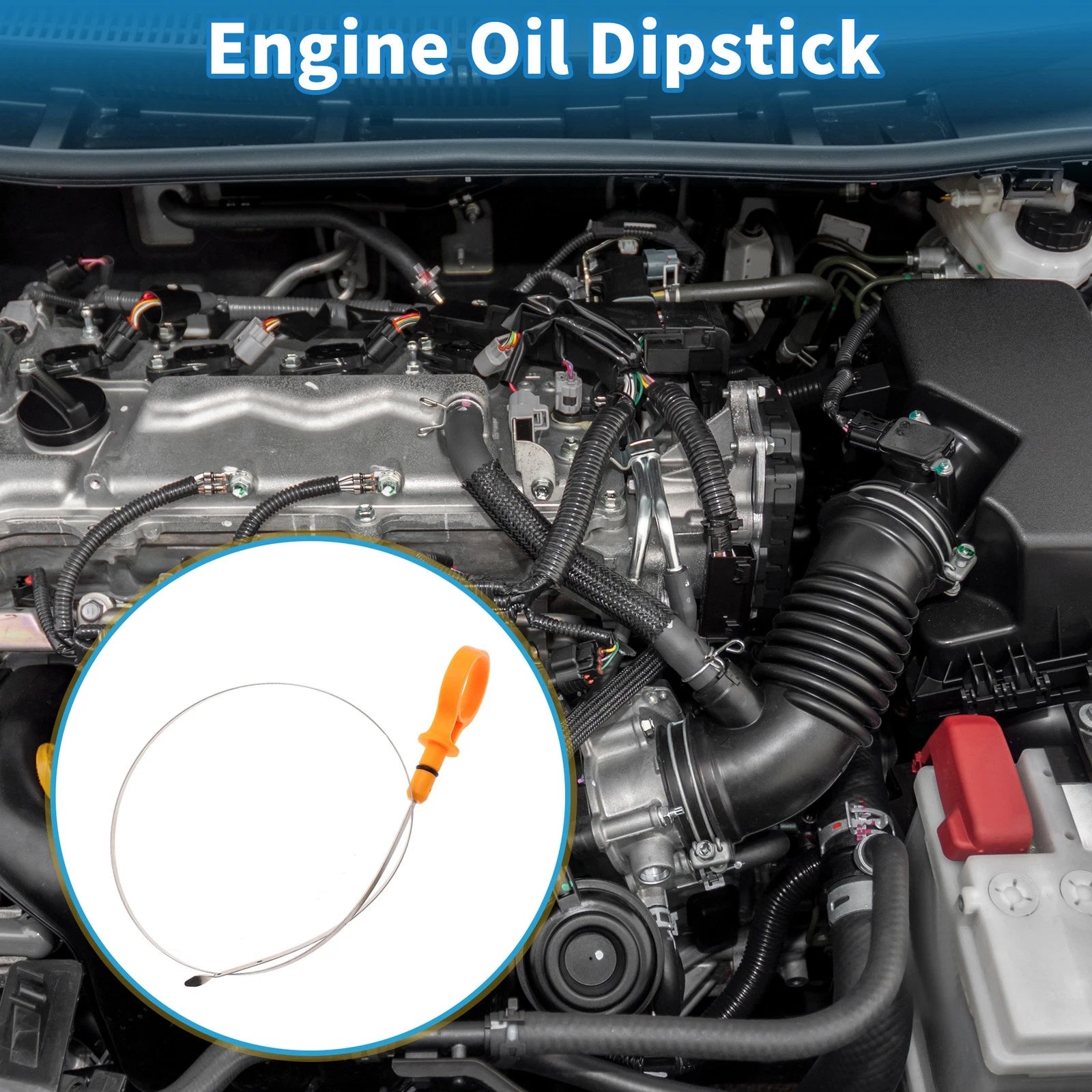 Engine Oil Dipstick for Mazda 2 1.5L Automatic Sport Hatchback 2011–2014