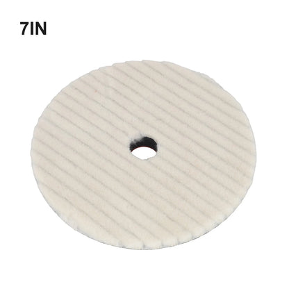 6" Wool Polishing Pad for Car Detailing (Set of 4)