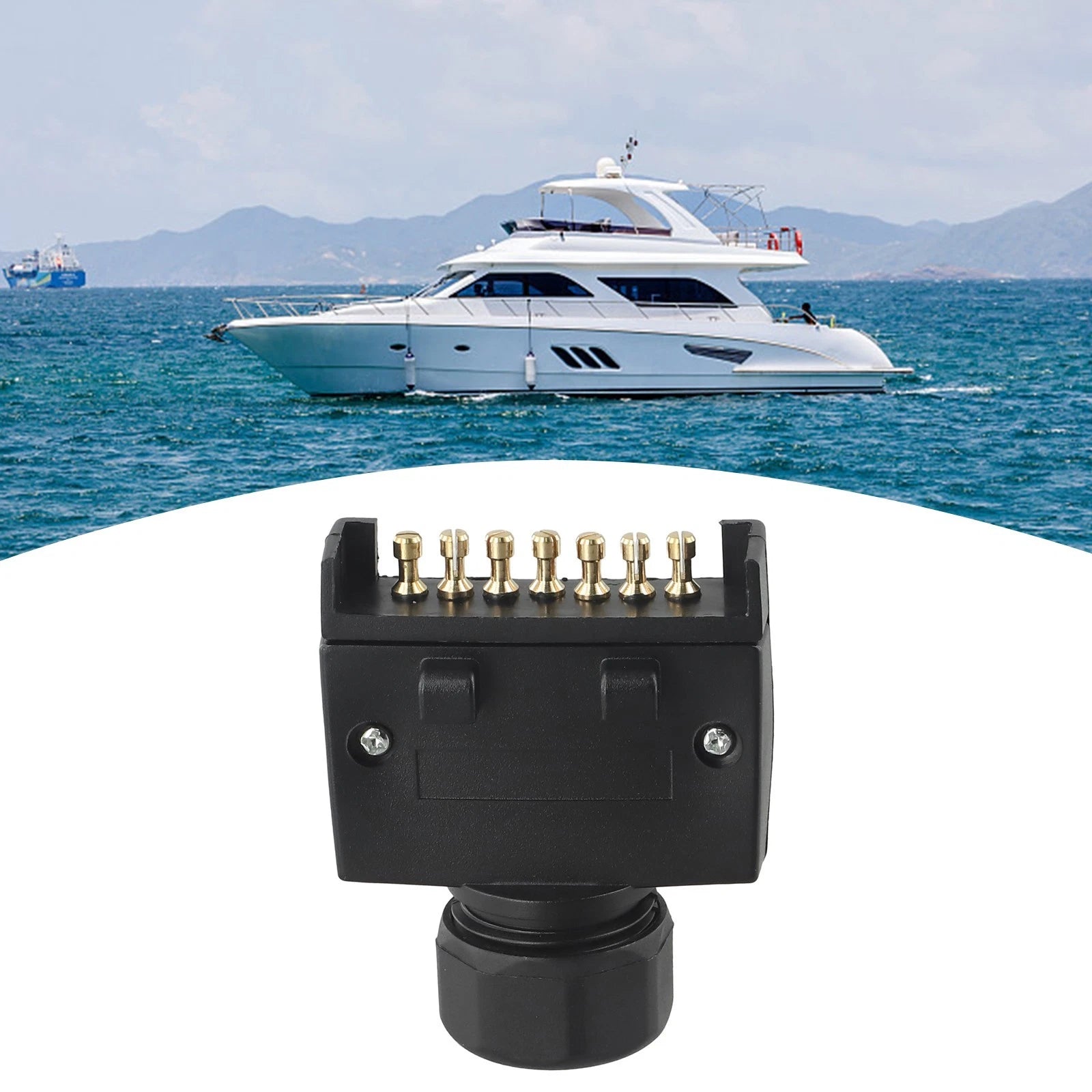 7 Pin Flat Male Connector for Trailer