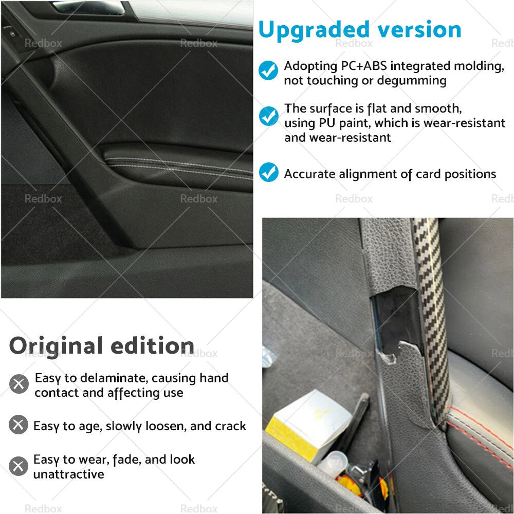 Right Inner Door Trim Pull Handle Cover for VW Golf (2009–2013)