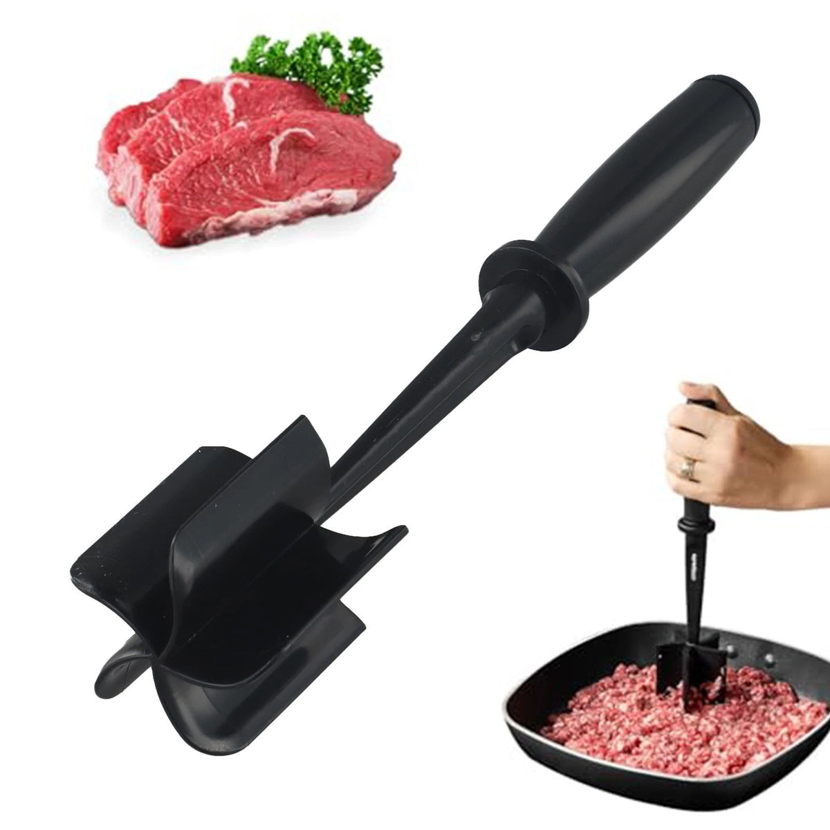 Ergonomic Non-Slip Handle Chopper for Effortless Chopping