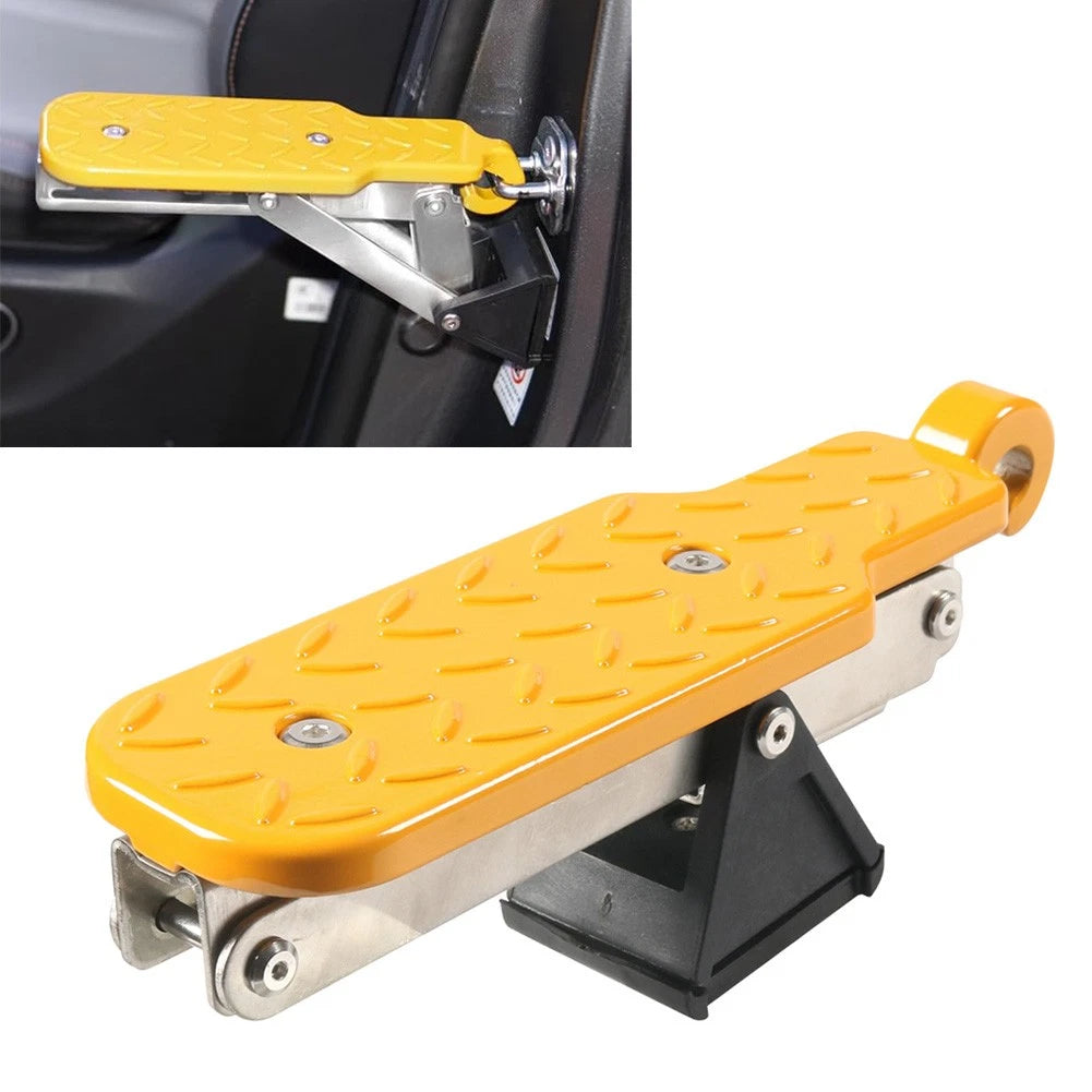 Adjustable Foldable Roof Rack Door Step Stand Pedal for
