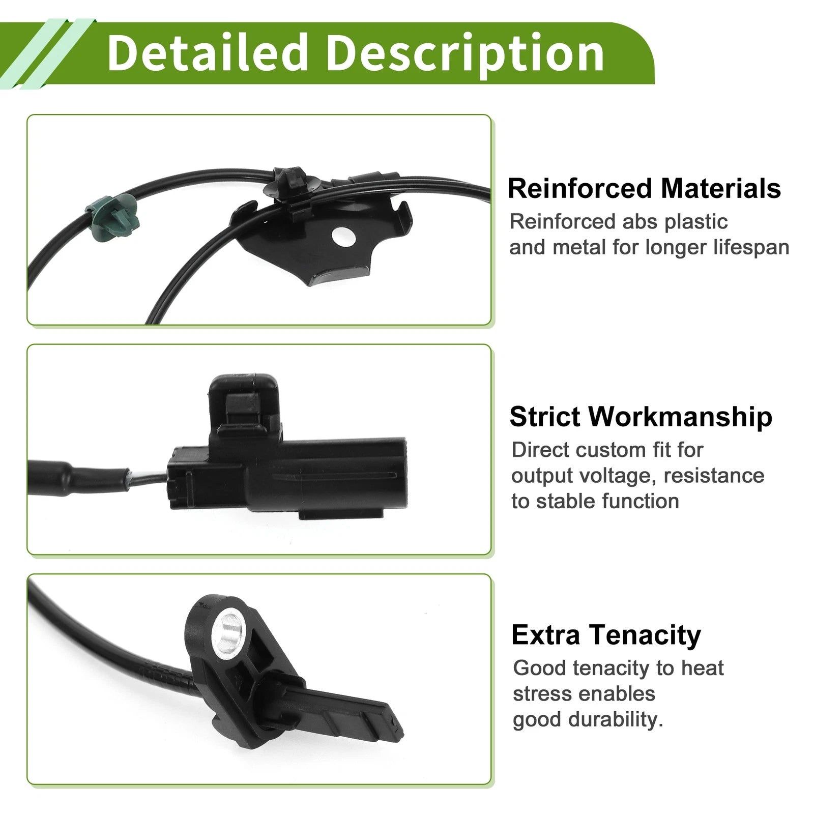 ABS Wheel Speed Sensor Front Right for Toyota Corolla X (2001–2020)