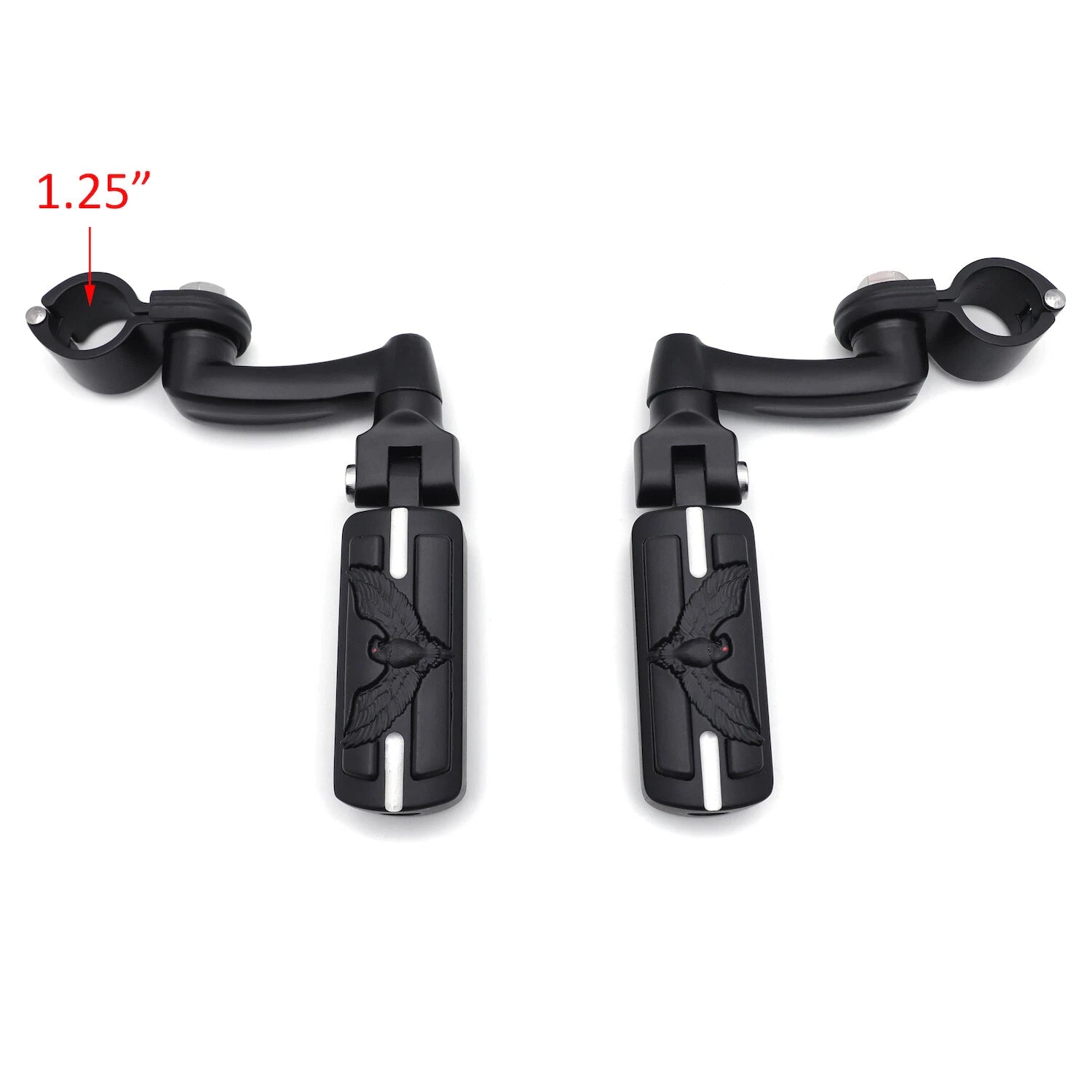 Arched FootPeg Kit for Yamaha Roadstar (1.25" Engine Guard)