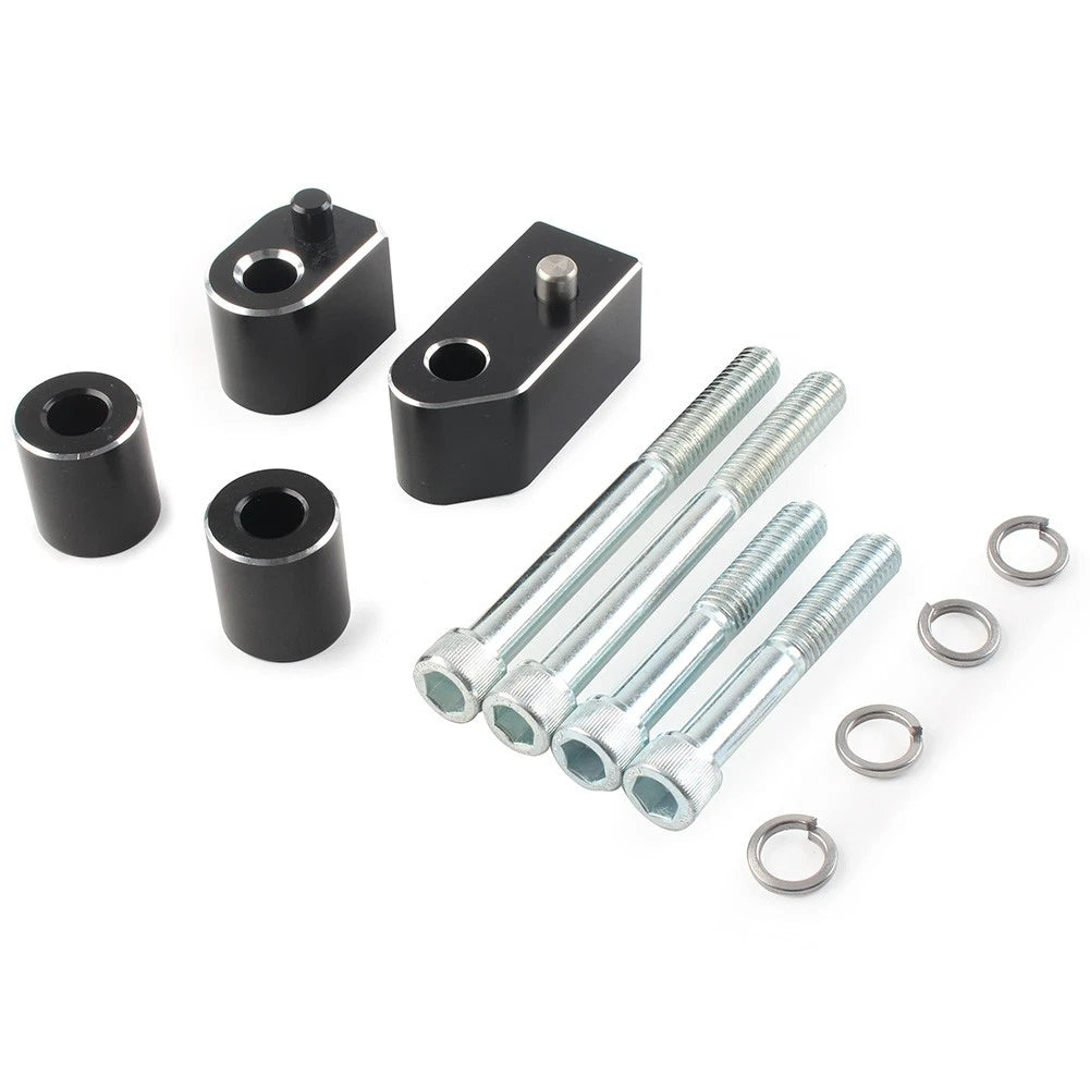 1" Driver Floorboard Spacer Extension Kit for Harley Touring Road King Glide