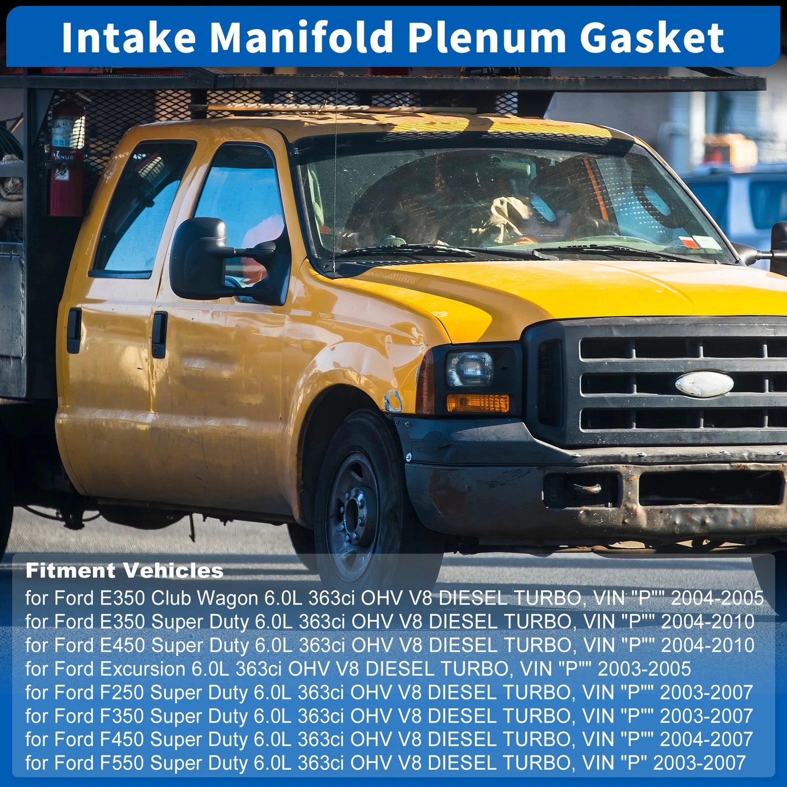 Intake Manifold Plenum Gasket for Ford E350 E450 (1992–2010) MIS19311