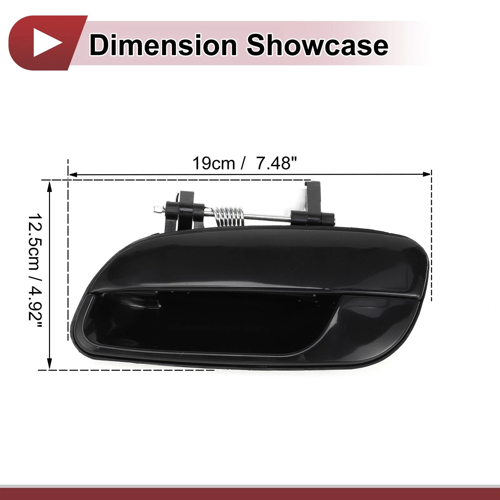 Car Exterior Door Handle Replacement for Hyundai Elantra Rear Left (2011–2016)