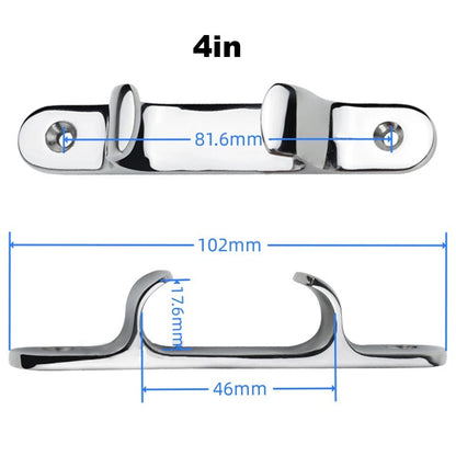 316 Stainless Steel Boat Rope Cleat for Marine Applications