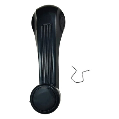 2X Black ABS Window Crank Knob for Honda Civic (1984–2000)