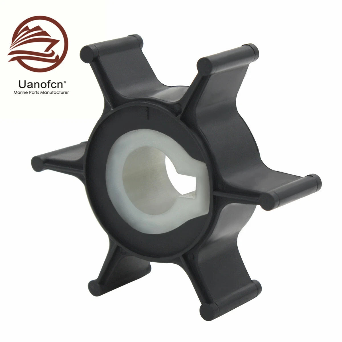 Water Pump Impeller for Yamaha 2HP (646-44352-01-00, P45, P2A, P2B, P2C, 18-3072)