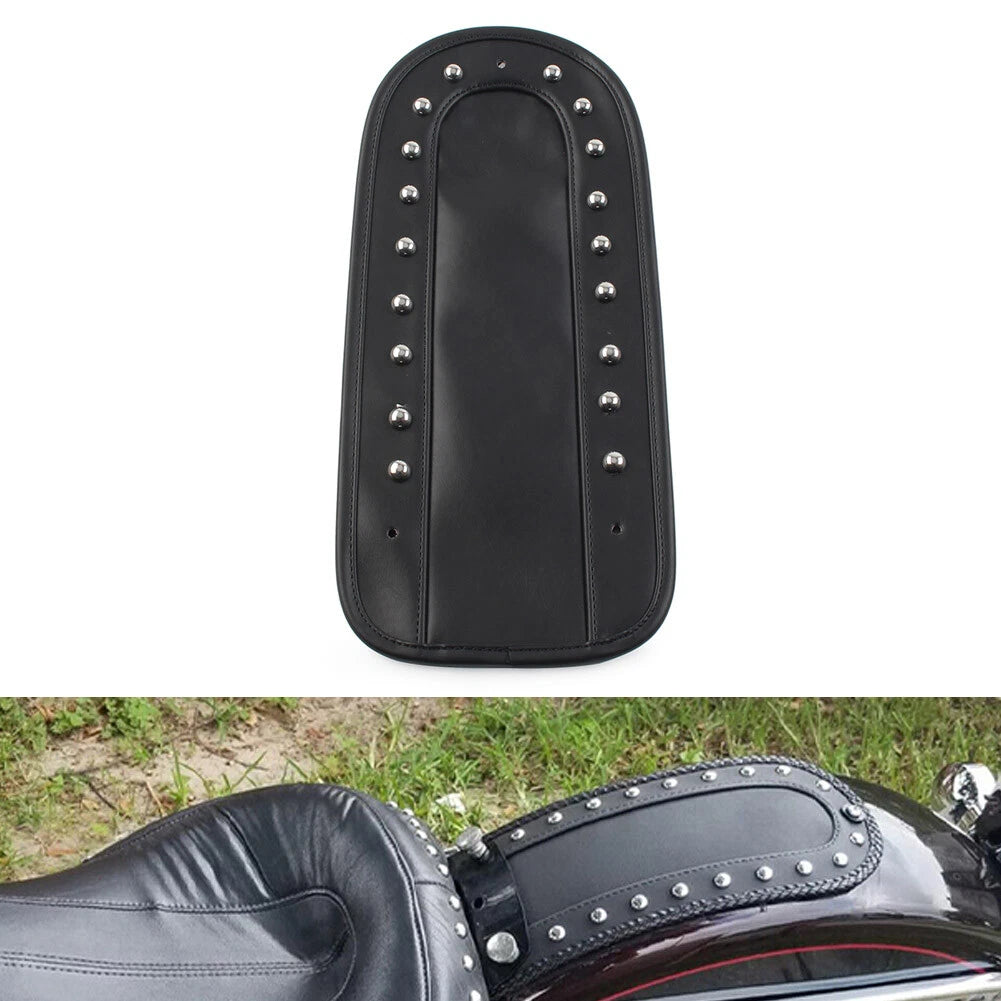 Rear Fender Bib Solo Seat for Harley Heritage Softail (2006–2017) Black PU Leather