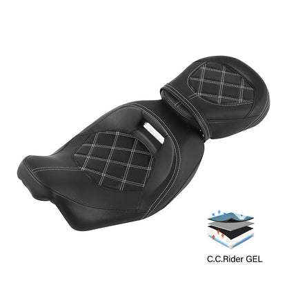 2-Up Gel Seat for Harley CVO Street Electra Glide (2009–2023)
