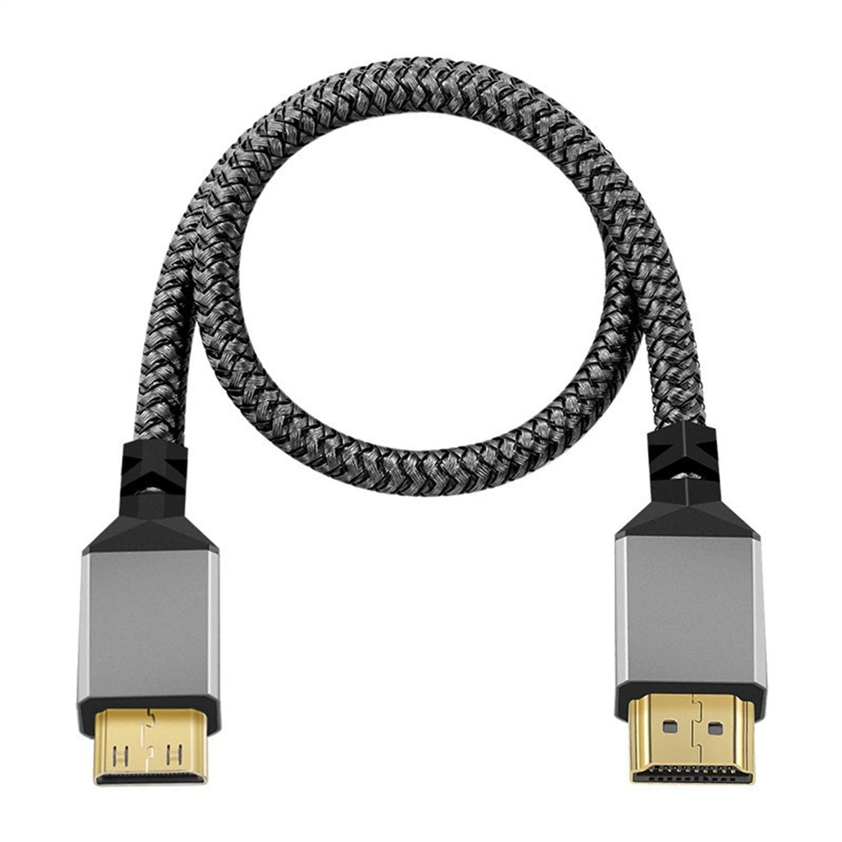 Mini HDMI to HDMI Cable for HDTV Tablet PC Camera (4K/60Hz)
