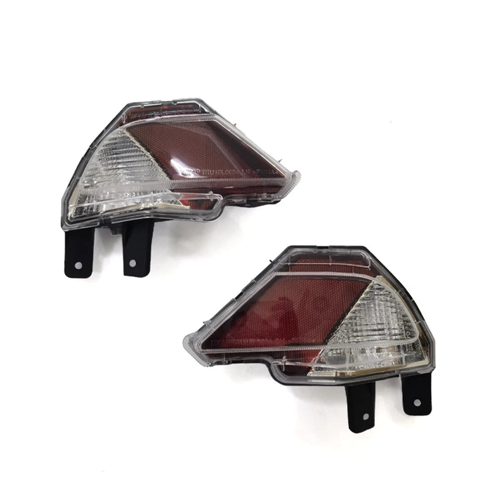2X LED Rear Bumper Reflector Light Stop Lamp for Toyota RAV4 (2016–2018)