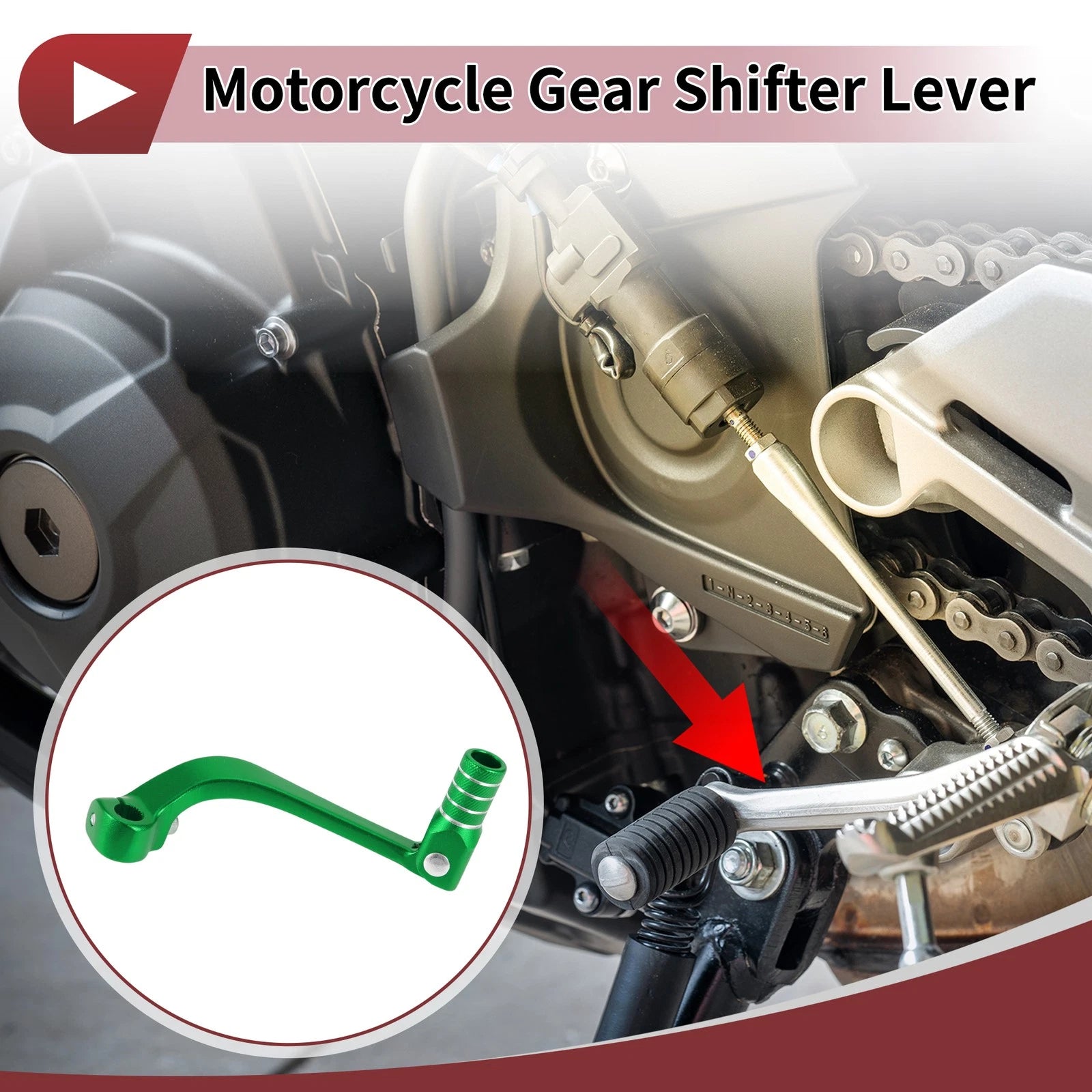 Folding Motorcycle Gear Shifter Lever Replacement for Honda CRF110F (2013–2018)