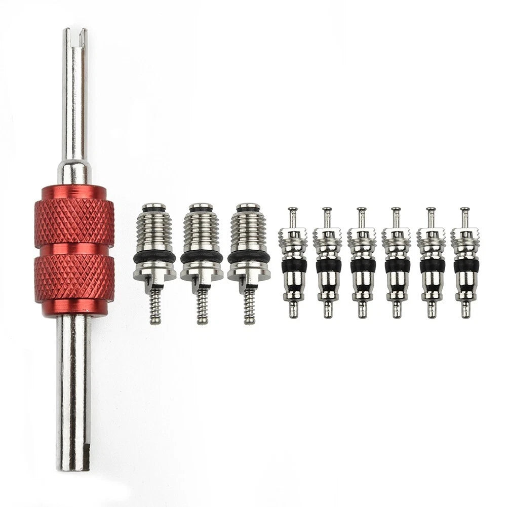 A/C Valve Core Remover Installer Tool Kit for Auto (75mm)