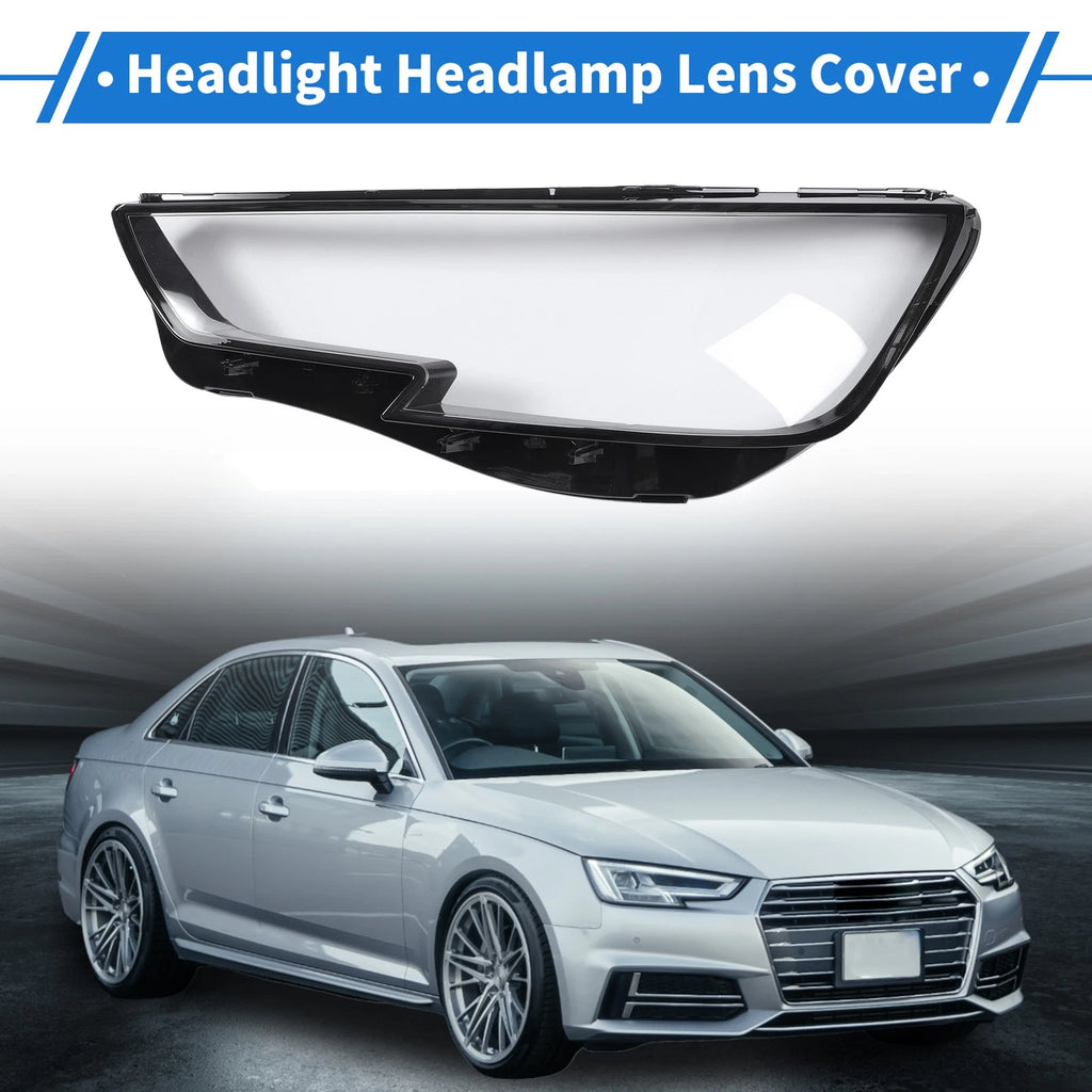 Front Left Headlight Lens Cover Replacement for Audi A4 (2016–2019)