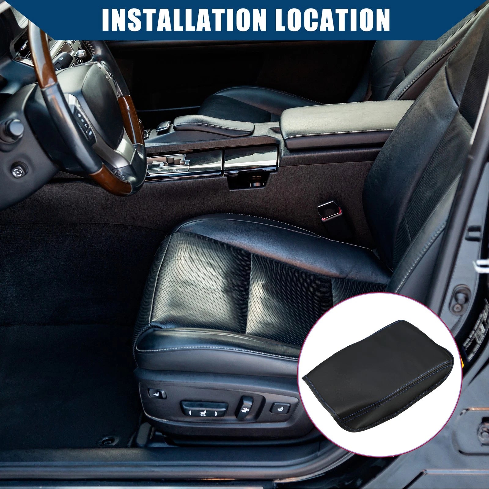1 Pcs Center Console Armrest Cover Replacement for Volkswagen Arteon (2018–2023)