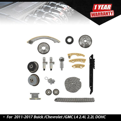 Timing Chain Kit for Buick Chevrolet GMC L4 2.4L 2.2L DOHC (2011–2017)