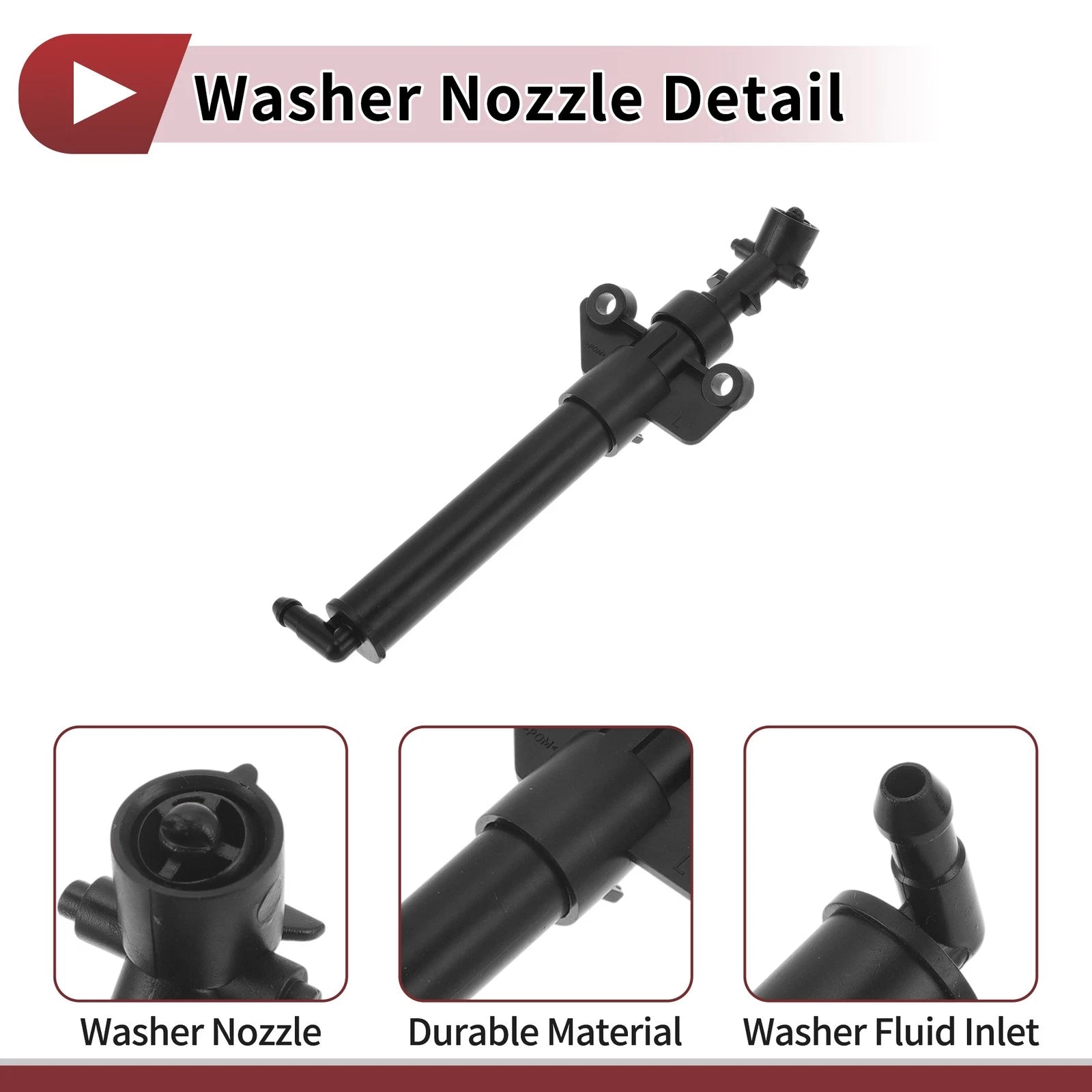 Front Driver Side Headlight Washer Nozzle for Volvo V40 (No. 31276117)