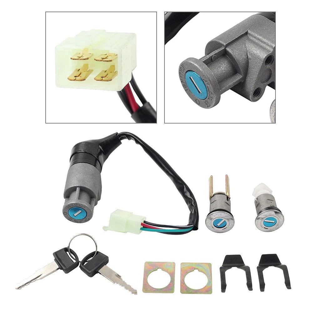 Ignition Switch Lock Set w/ 2 Keys 35010-GV4-901 for Honda Elite 80 CH80 (1985–2007)