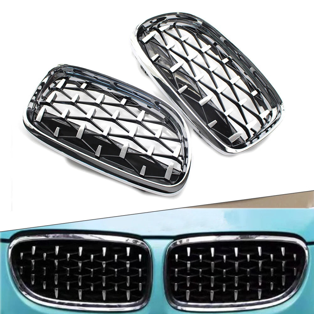 Front Kidney Grill Diamond Grille for BMW 3 Series E90 E91 (2008–2012)