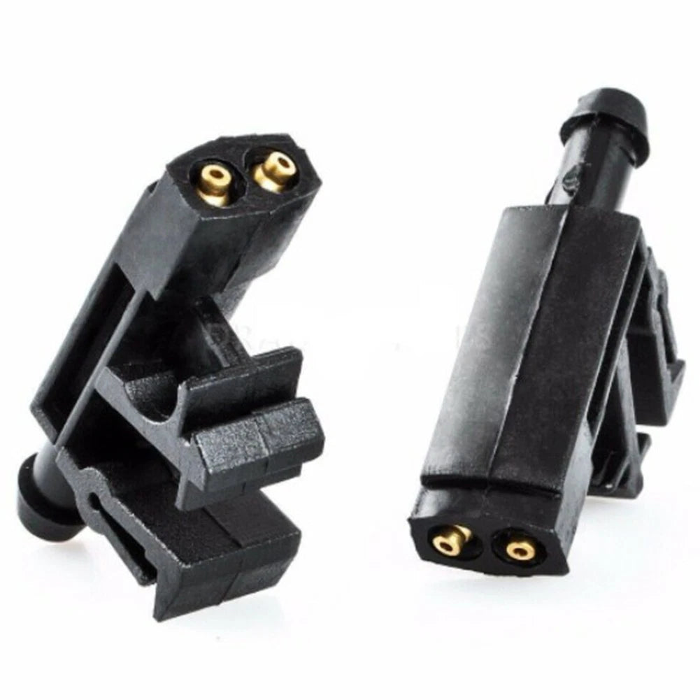 Windscreen Washer Jets for - Black ABS