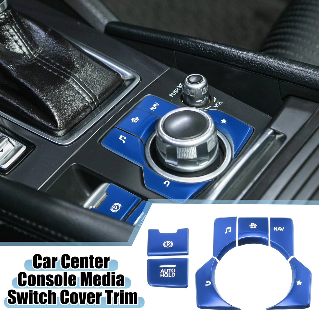 7Pcs Center Console Trim Kit for Mazda CX-5 (2013–2022)