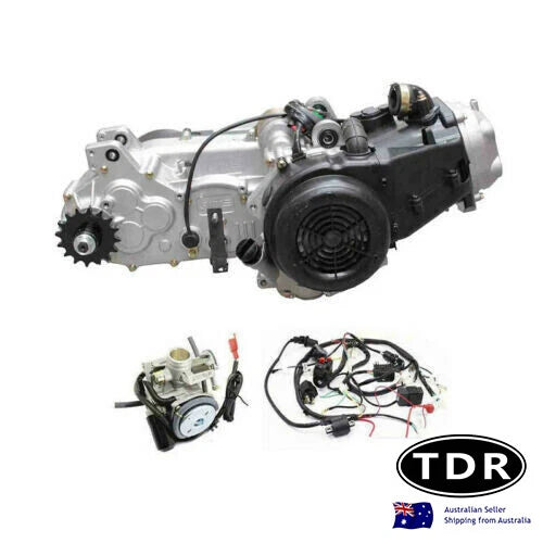 150cc GY6 Engine with Reverse for Go Kart (Automatic) + Wiring + Carburetor
