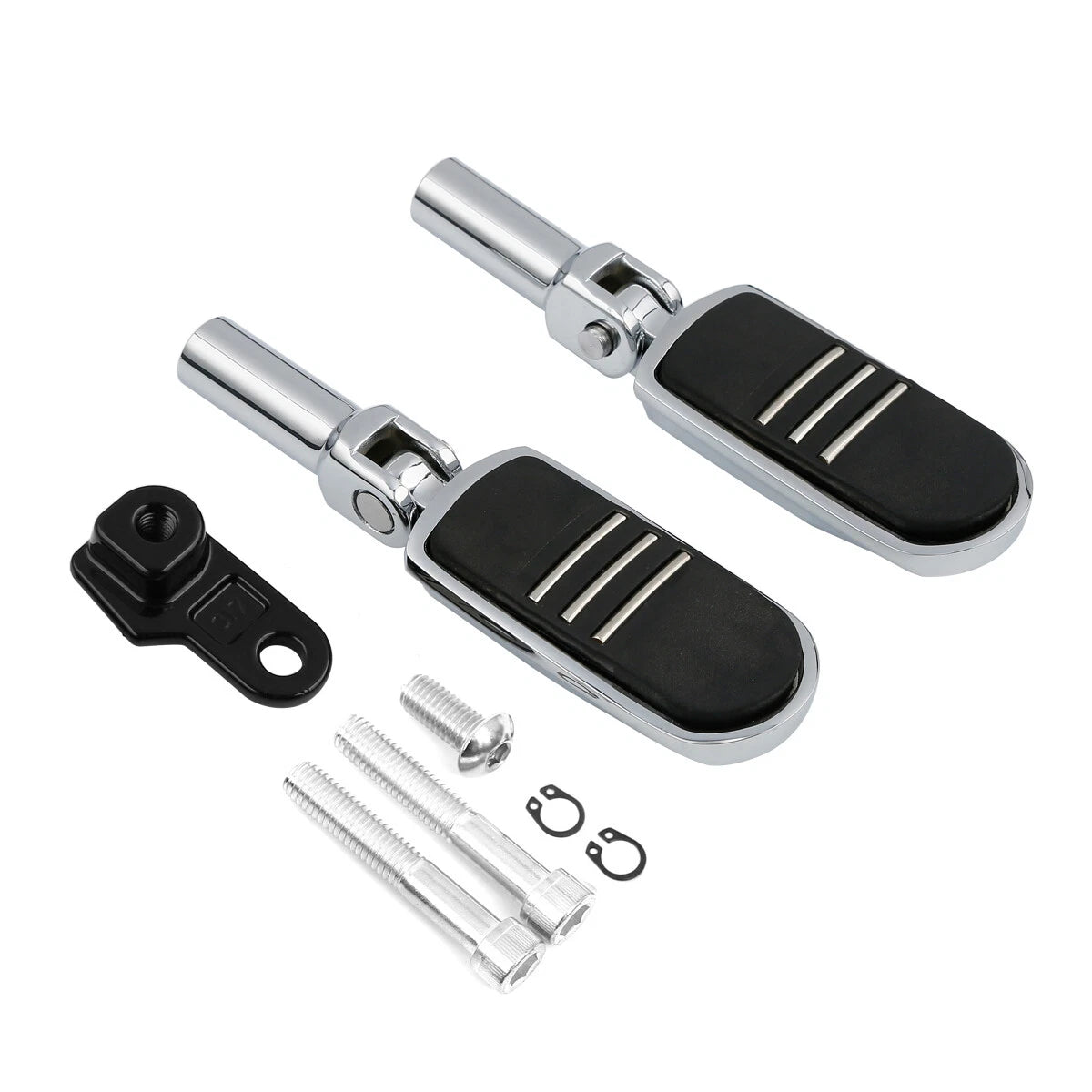 Rear Footpeg Set for Harley Softail FLS (2012–2017) & Cross Bones FLSTSB (2008–2011)