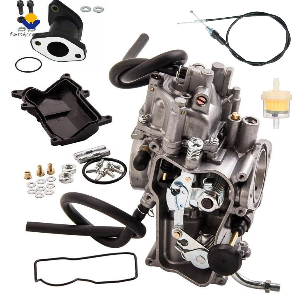 Carburetor & Throttle Cable for Yamaha Moto 4 YFM350ER (1987)