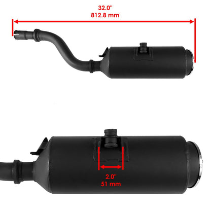 Exhaust Muffler Replacement for Honda TRX500FGA Foreman Rubicon 2007–2008