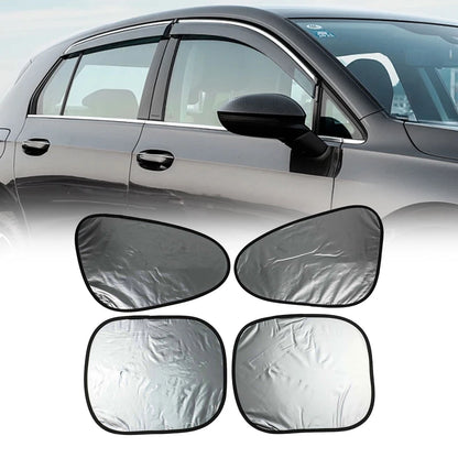 Foldable Sun Shade for Car Windows (Electrostatic, UV Protection)
