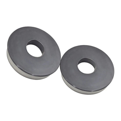 Set of 4 Weight Plate Spacers for Barbell Plates - High-elasticity Rubber