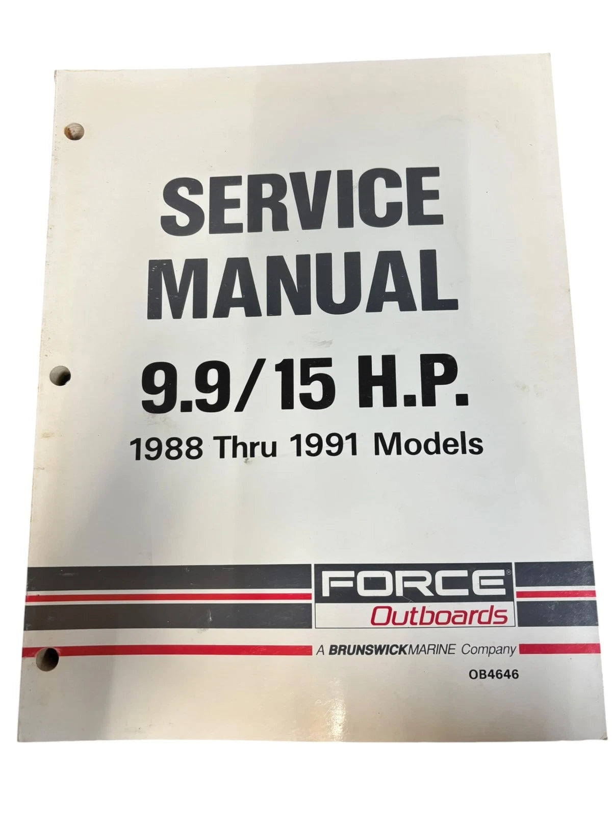 Service Manual for Force Outboards OB4646 (1988–1991) 9.9/15 HP
