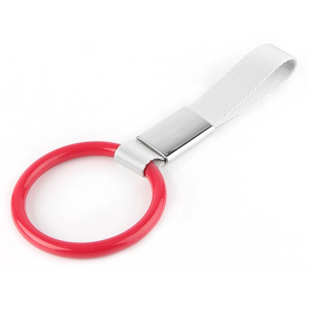 Tsurikawa Ring Handle Strap for Subway Train Bus (Red)