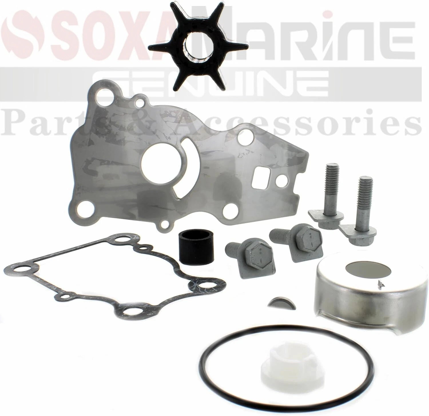 Water Pump Service Kit for Yamaha Marine 25 30 40 HP Outboard (18-3440, 66T-W0078-00)