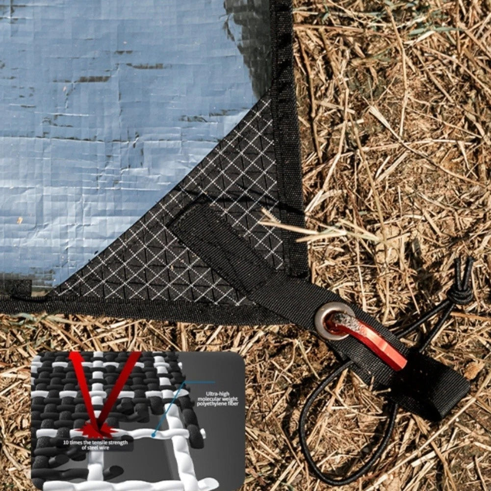 Quick Dry Aluminum Foil Mat for Outdoor Use 180x200CM