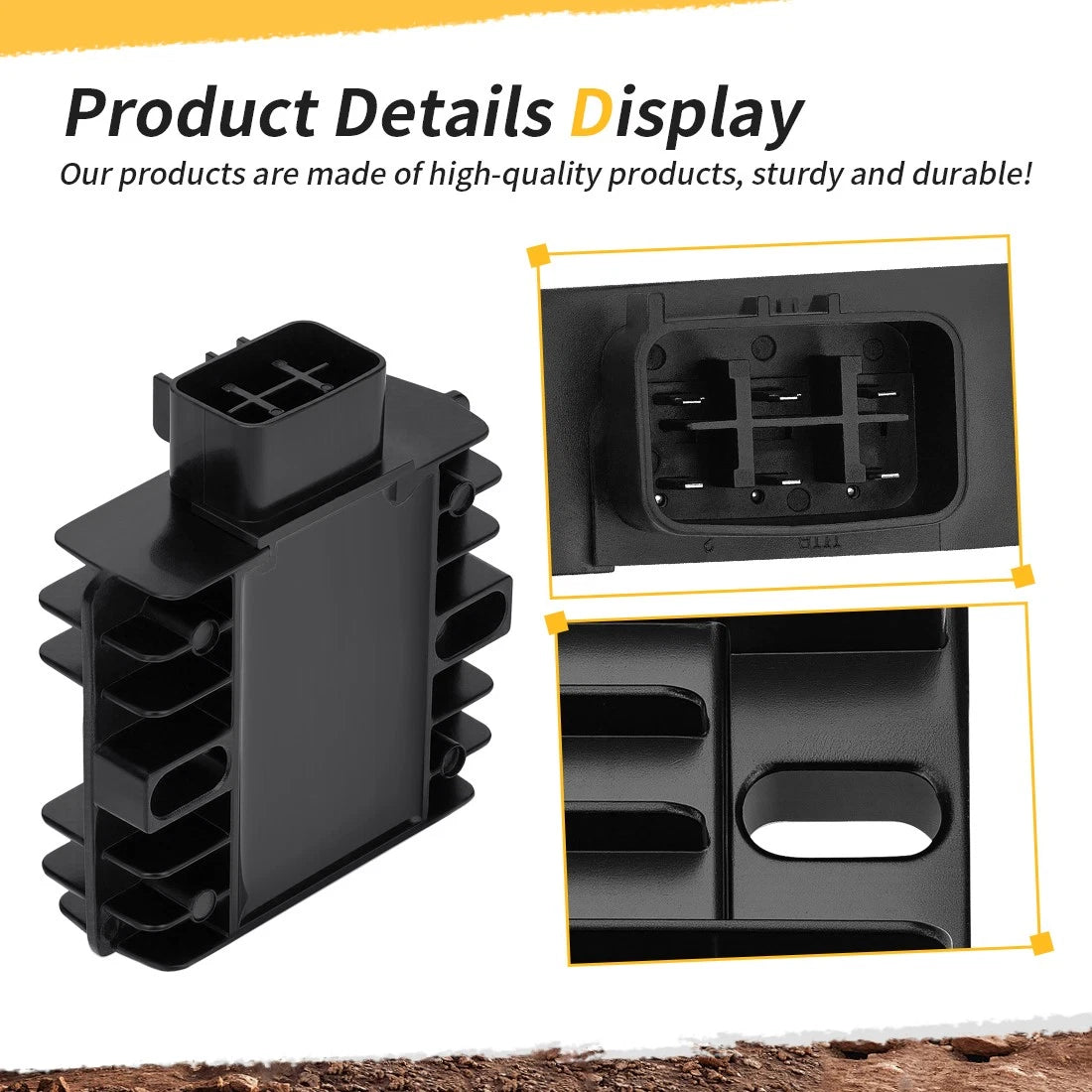 1-10X Regulator Rectifier 6 Pins for Kawasaki KAF400 Mule 610 4x4 XC SE (2009–2016)