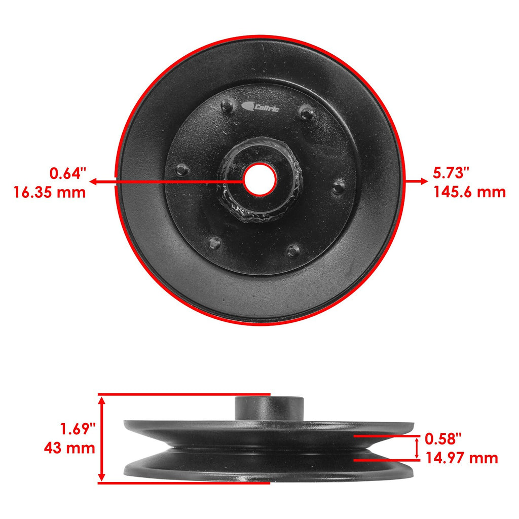 Deck Spindle with Pulley Replacement for Toro 38 Inch (1972–1998)