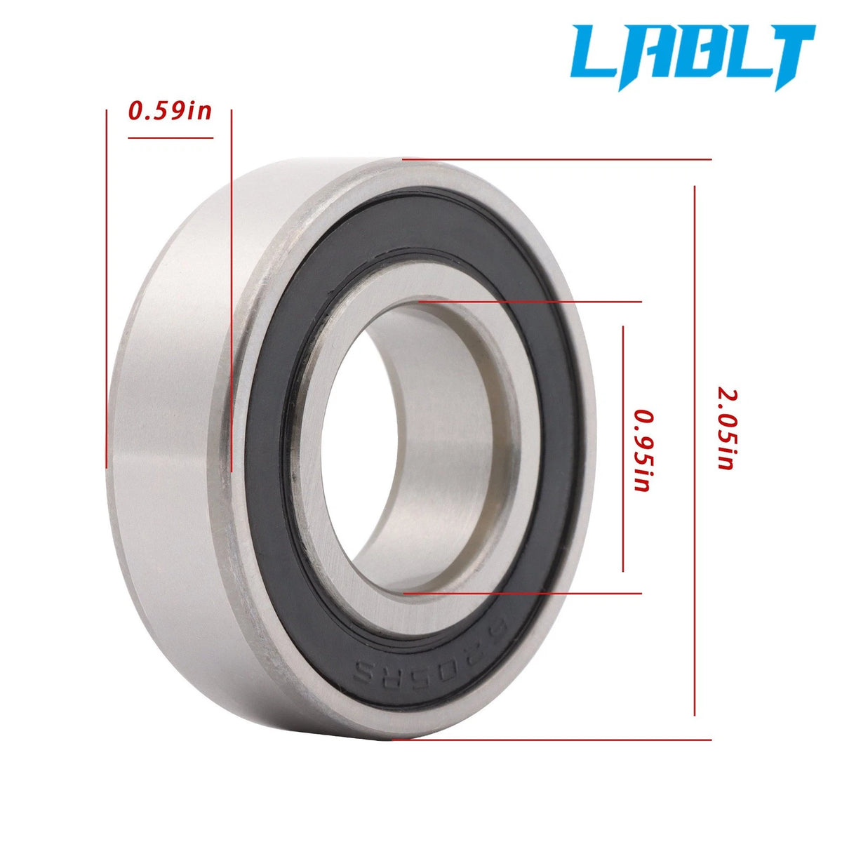 20Pcs Deep Groove Ball Bearing 6205-2RS for (25x52x15mm)