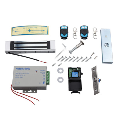 Electric Magnetic Lock 300Lbs for Door Entry Access + 2 Remotes