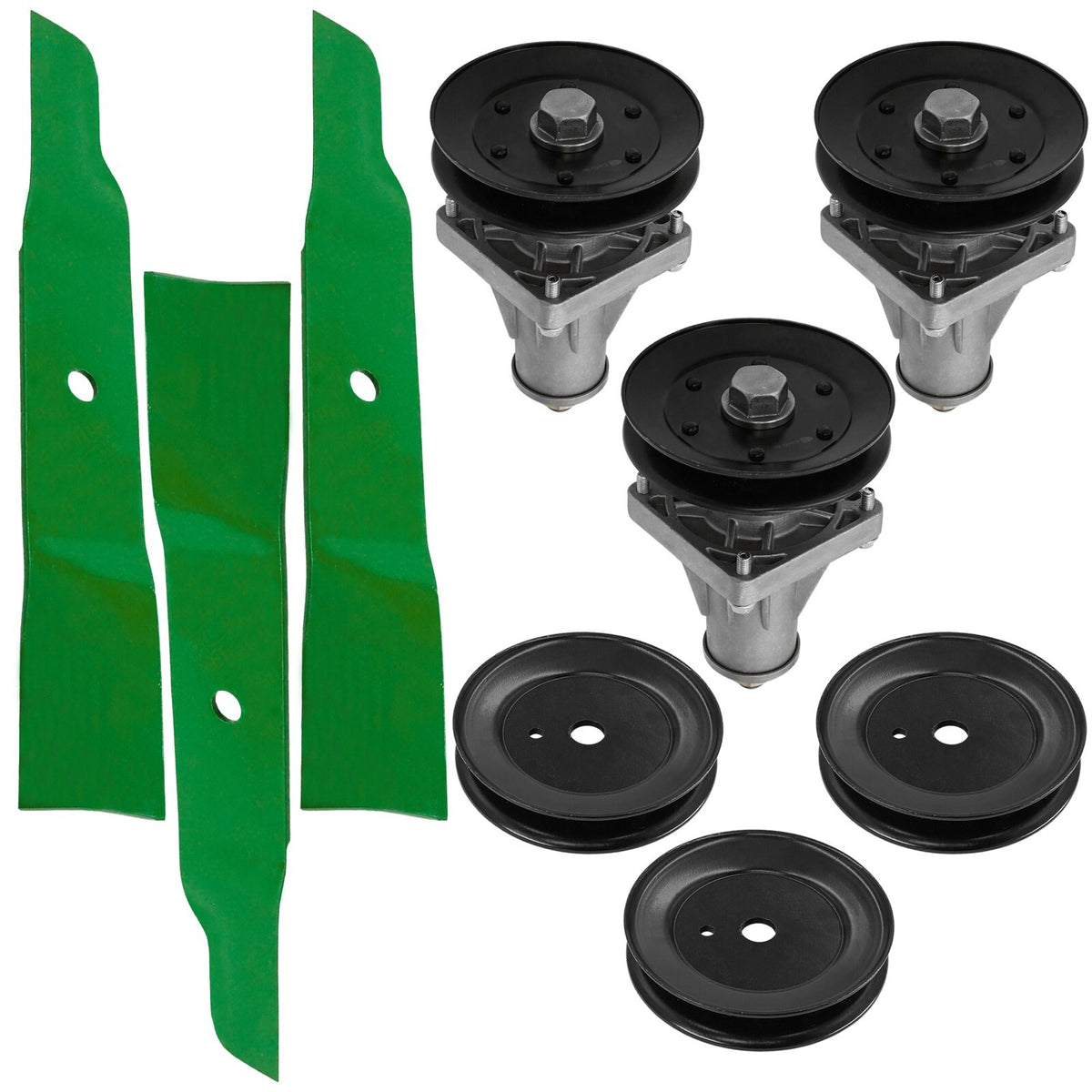 Deck Spindle and Pulley for Troy-Bilt Mustang XP 54 Inch (2017–2021)
