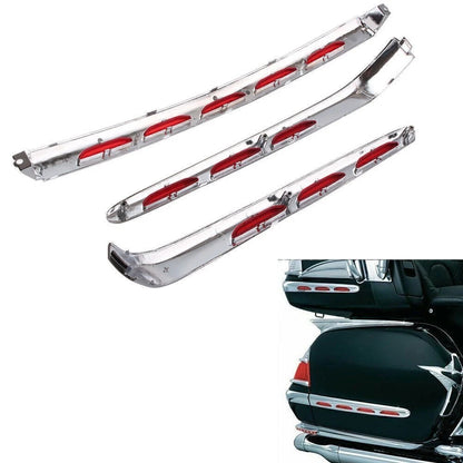 Chrome Trunk Trims for Honda Goldwing GL1800 (2001–2011)